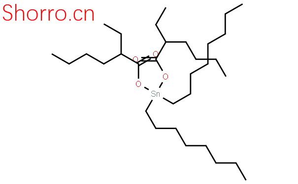 2-乙基-己酸 1,1'-(二辛基錫烷亞基)酯結構式圖片|24577-34-2結構式圖片